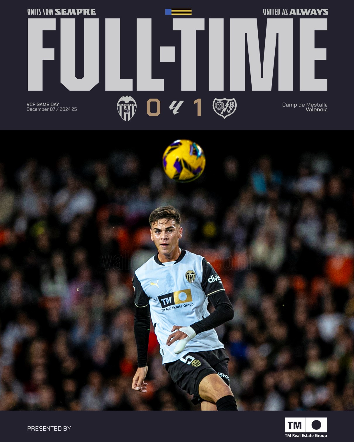 关于瓦伦西亚主场失利，球迷纷纷提出质疑的信息