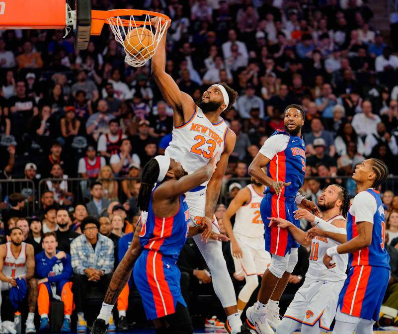 星空体育网站-尼克斯客场作战，力争击败活塞