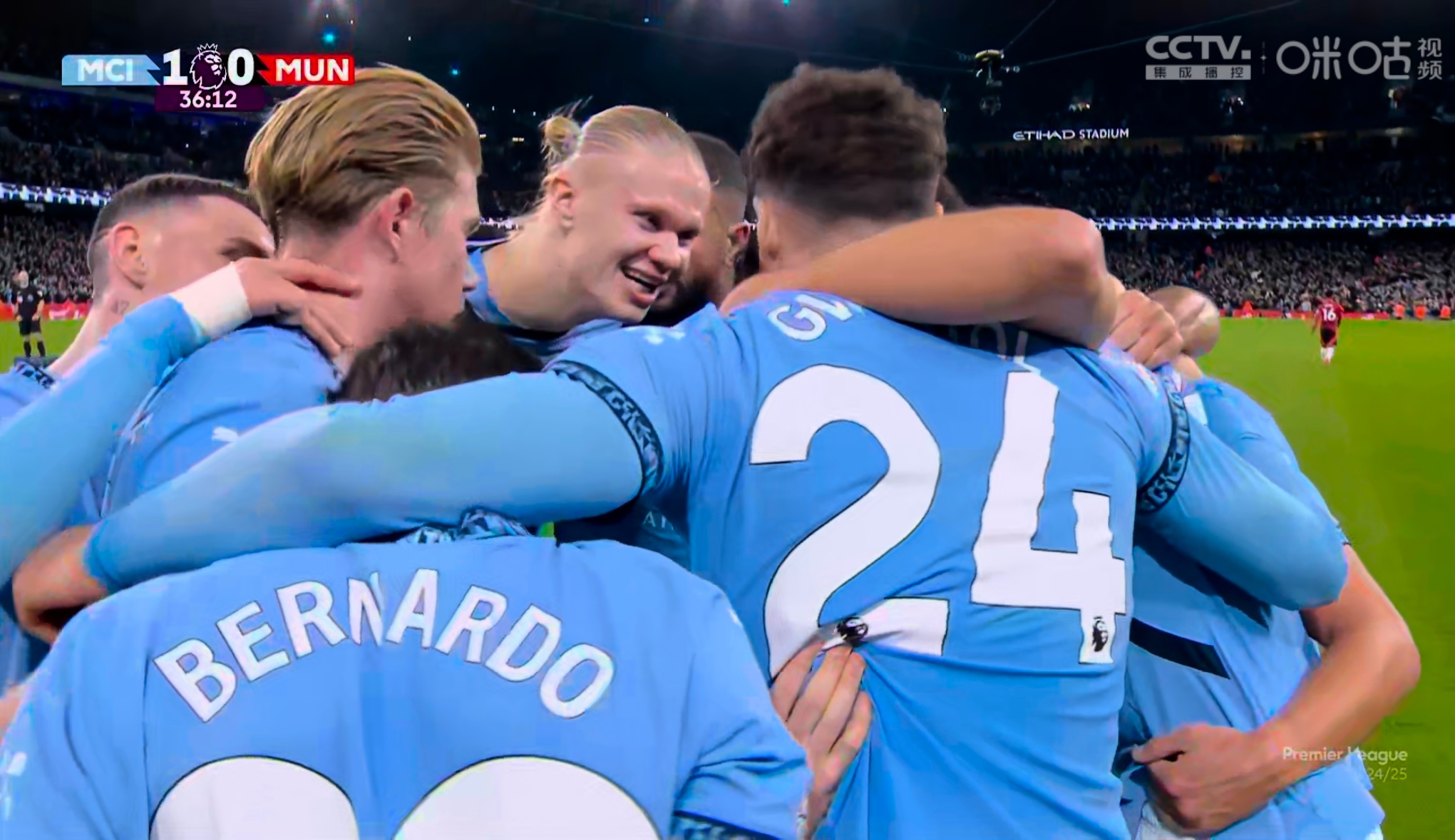 曼城最后时刻逆转成功，险胜对手